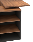 میز مدیریتی مشکی قهوه ای ام دی اف مدل M.D003