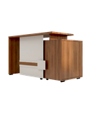 میز مدیریتی سفید قهوه ای با مقاومت بالا مدل M.D004