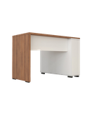 میز مدیریتی ام دی اف سفید-قهوه ای مینیمال مدل M.D007