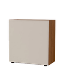 فایل اداری دو طبقه سفید قهوه ای ام دی اف مدل F001