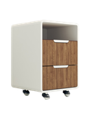 فایل اداری سفید قهوه ای ام دی اف ضدخش مدل F003