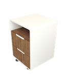 فایل اداری سفید قهوه ای ام دی اف ضدخش مدل F003