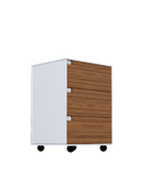 فایل اداری سفید قهوه ای با روکش ضدخش مدل F005