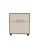 فایل اداری سفید قهوه ای ام دی اف ضدخش مدل F006