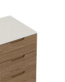 فایل اداری سفید قهوه ای دارای روکش ضدخش مقاوم مدل F007