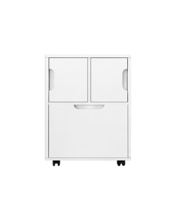 فایل اداری ام دی اف سفید دارای سه قسمت مدل F009