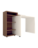 میز تحریر سفید قهوه ای ام دی اف با روکش ضدخش مدل D.004