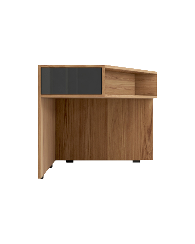 میز تحریر قهوه ای ام دی اف ضدخش مدل D.006