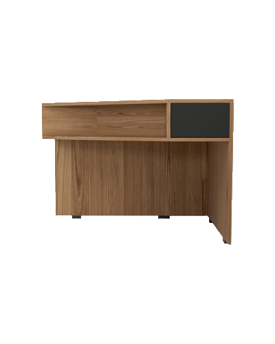 میز تحریر قهوه ای ام دی اف ضدخش مدل D.006