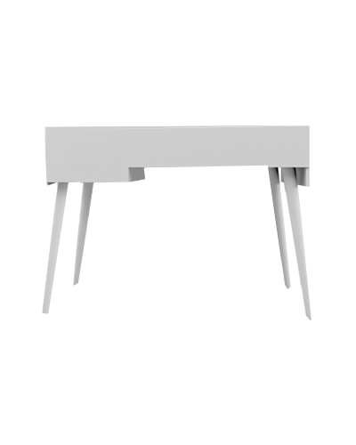 میز تحریر سفید ام دی اف مینیمال مدل D.0011