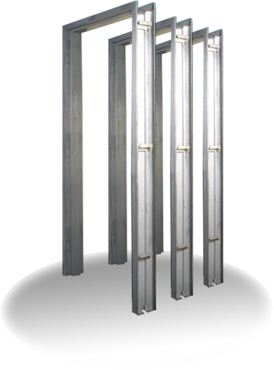 چهار چوب فلزی مخصوص درب داخلی طرح فرانسوی