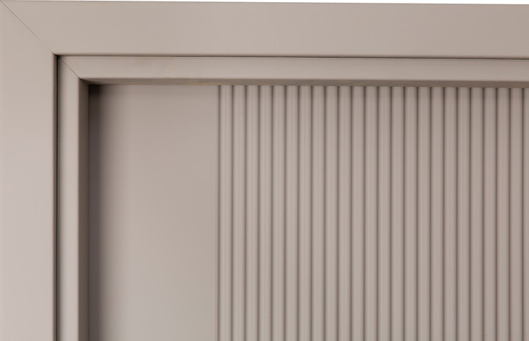 درب مدل ایتالین روکش سوپر مات طوسی روشن