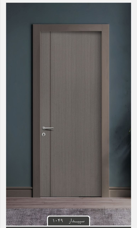 درب اتاقی و سرویسی ملامینه طرح لوکس سپیدار کد 1049