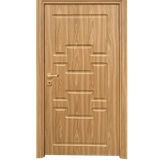 درب داخلی اتاقی ام دی اف MDF طرح CNC هشت میلیمتر با روکش PVC کد 105