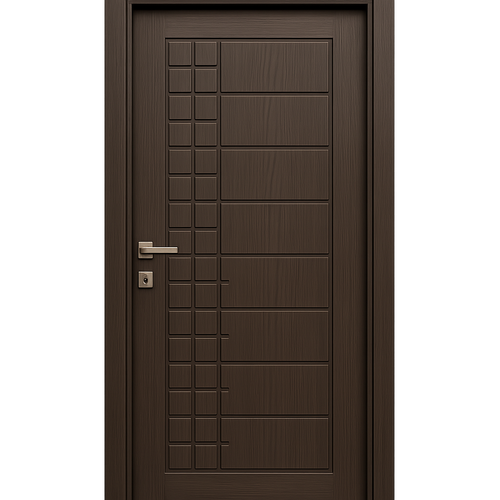درب داخلی اتاقی MDF (ام دی اف) 8 میلیمتر طرح CNC با روکش PVC کد 112