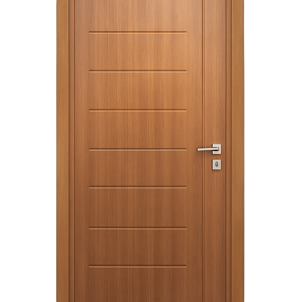 درب داخلی اتاقی MDF (ام دی اف) 8 میلیمتر طرح CNC با روکش PVC کد 116