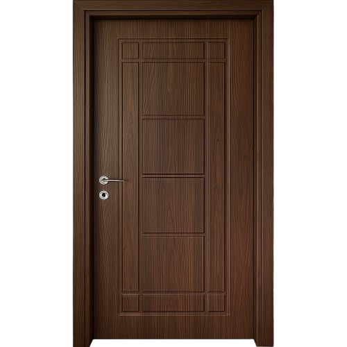 درب داخلی اتاقی MDF (ام دی اف) 8 میلیمتر طرح CNC با روکش PVC کد 118