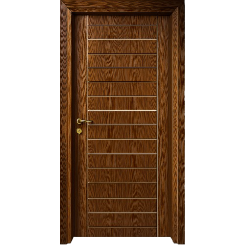 درب داخلی اتاقی MDF (ام دی اف) 8 میلیمتر طرح CNC با روکش PVC کد 122