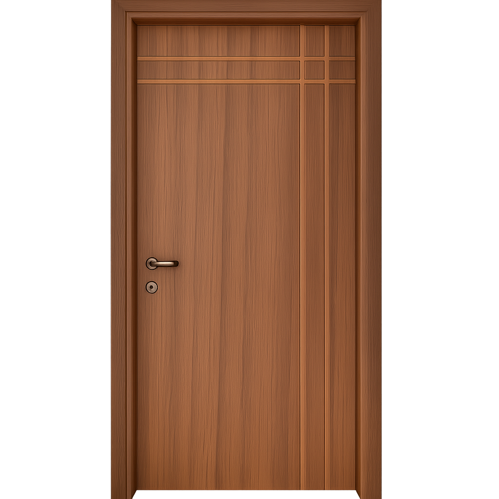 درب داخلی اتاقی MDF (ام دی اف) 8 میلیمتر طرح CNC با روکش PVCکد 104