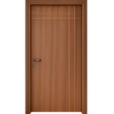 درب داخلی اتاقی MDF (ام دی اف) 8 میلیمتر طرح CNC با روکش PVCکد 104