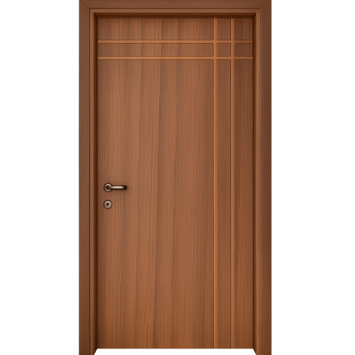 درب داخلی اتاقی MDF (ام دی اف) 8 میلیمتر طرح CNC با روکش PVCکد 104