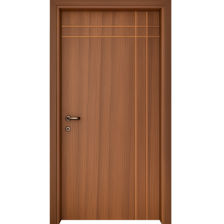 درب داخلی اتاقی MDF (ام دی اف) 8 میلیمتر طرح CNC با روکش PVCکد 104