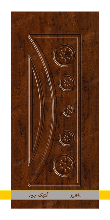 درب داخلی اتاقی و سرویس طرح ملامینه HPL مدل ماهور | ضدخش و مقاوم