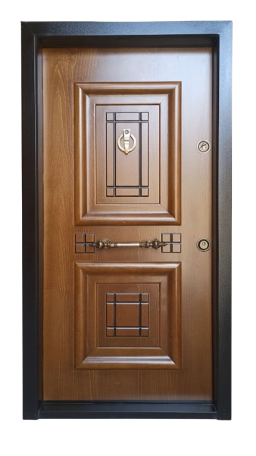 درب ضدسرقت روکش راش طرح آبنوس ضد دیلم