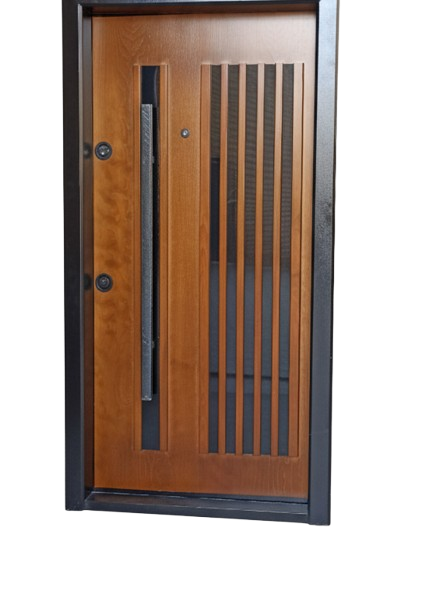 درب ضدسرقت روکش راش طرح نیروانا ضد دیلم