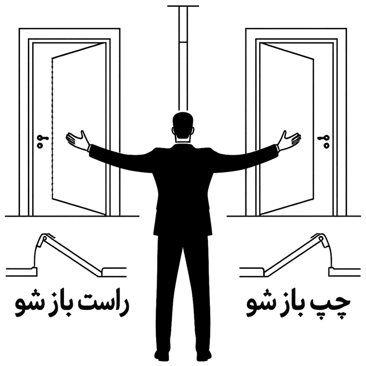 درب ضدسرقت روکش راش مدل تاویریژ گلس برجسته ضد دیلم