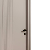 درب داخلی اتاقی ام دی اف MDF مدل ساینا روکش سوپرمات طوسی بژ (گریژ)