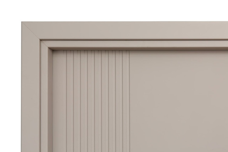 درب داخلی اتاقی ام دی اف MDF مدل ساینا روکش سوپرمات طوسی بژ (گریژ)