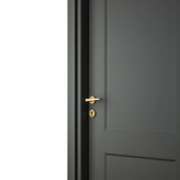 درب داخلی اتاقی ام دی اف MDF مدل دوقاب سوپر مات طوسی تیره