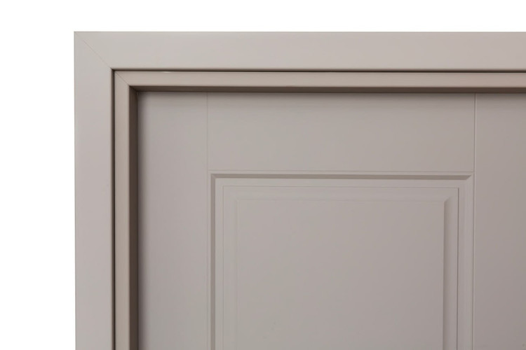 درب داخلی اتاق خواب ام دی اف MDF مدل مادرید روکش سوپرمات طوسی روشن