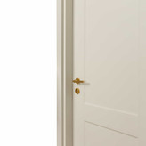 درب داخلی اتاق ام دی اف MDF مدل دوقاب روکش سوپرمات کرم