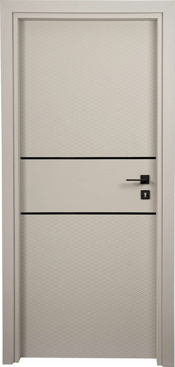 درب داخلی اتاق ام دی اف MDF مدل ۲۰۸ روکش سوپرمات بژ استیلخور