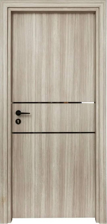 درب داخلی اتاق ام دی اف MDF مدل ۱۱۲ استیل خور دو طرف