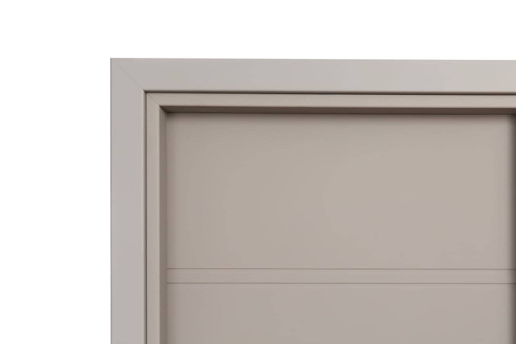 درب داخلی اتاق ام دی اف MDF مدل ۲۰۰۸ روکش سوپرمات طوسی روشن