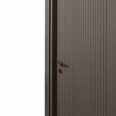 درب داخلی اتاق ام دی اف MDF مدل رئال روکش سوپرمات طوسی تیره