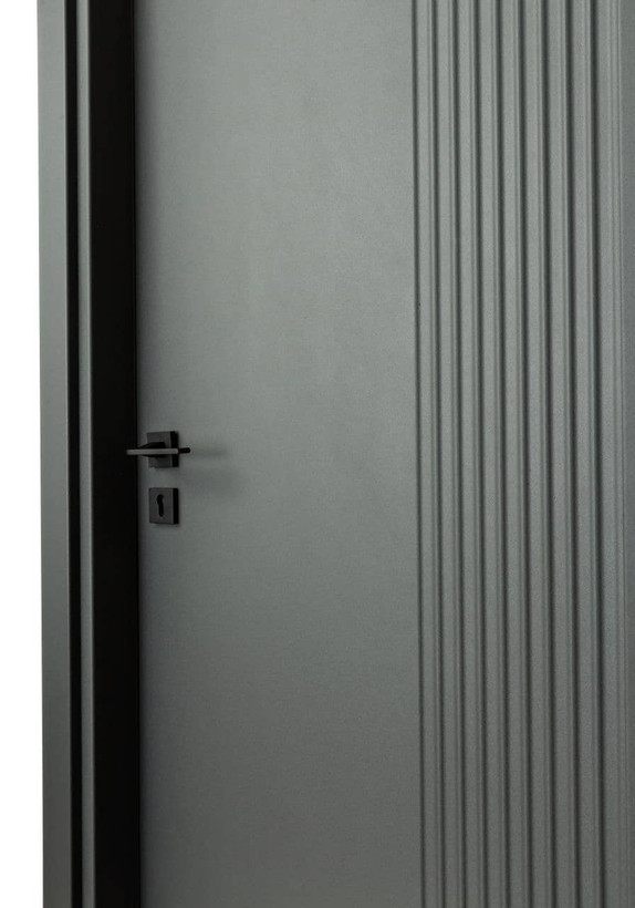 درب داخلی اتاق ام دی اف MDF مدل 109 طوسی تیره