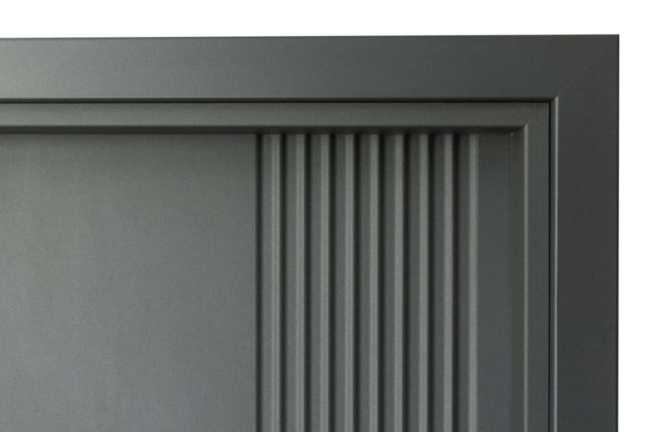 درب داخلی اتاق ام دی اف MDF مدل 109 طوسی تیره