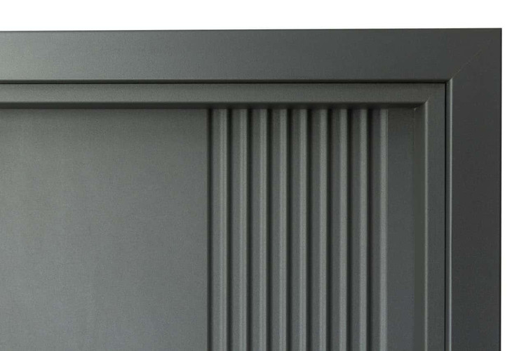 درب داخلی اتاق ام دی اف MDF مدل 109 طوسی تیره