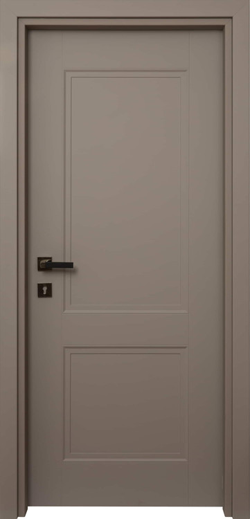 درب داخلی اتاق ام دی اف MDF مدل سارای روکش سوپرمات طوسی روشن