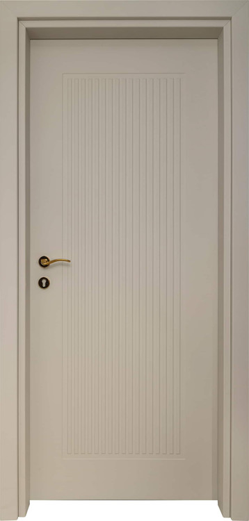 درب داخلی اتاق ام دی اف MDF مدل رئال روکش سوپرمات بژ