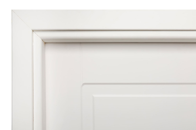 درب داخلی اتاق ام دی اف MDF مدل سه قاب روکش سوپر مات سفید