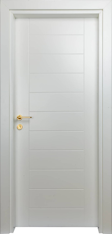 درب داخلی اتاق ام دی اف MDF مدل ۲۱۰ با روکش سفید سوپرمات