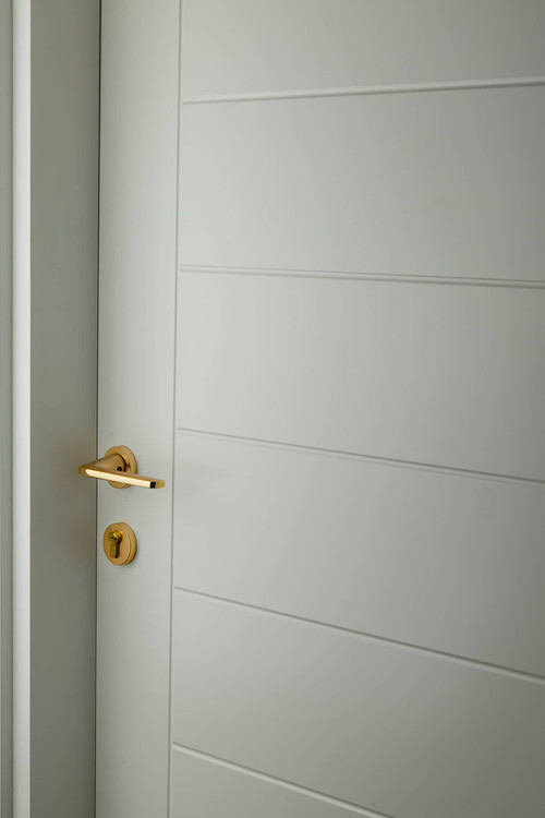 درب داخلی اتاق ام دی اف MDF مدل ۲۱۰ با روکش سفید سوپرمات