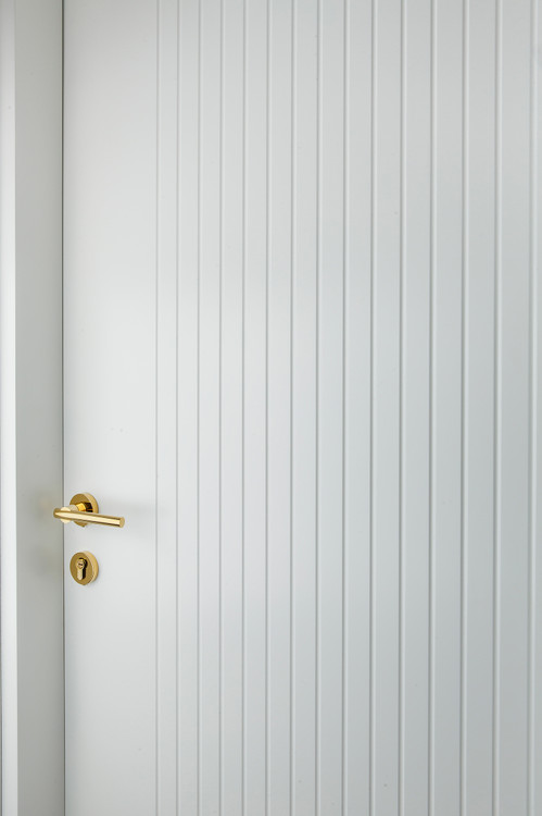 درب داخلی اتاق ام دی اف MDF مدل ۲۱۱ با روکش سفید سوپرمات