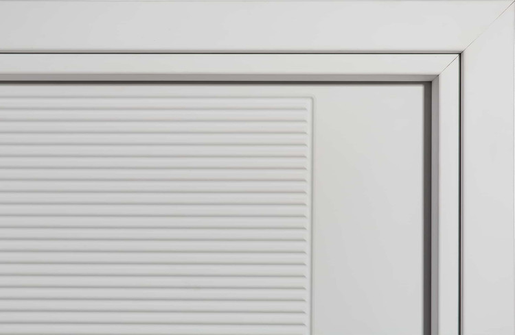 درب داخلی اتاق ام دی اف MDF مدل ونیز روکش سوپرمات سفید