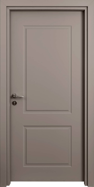 درب داخلی اتاق ام دی اف MDF مدل ۴۰۲ روکش سوپر مات طوسی روشن